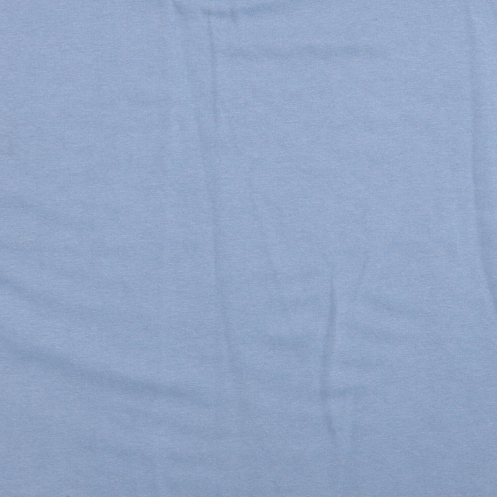 Papaya Womens Blue Cotton Pullover Sweatshirt Size L Pullover