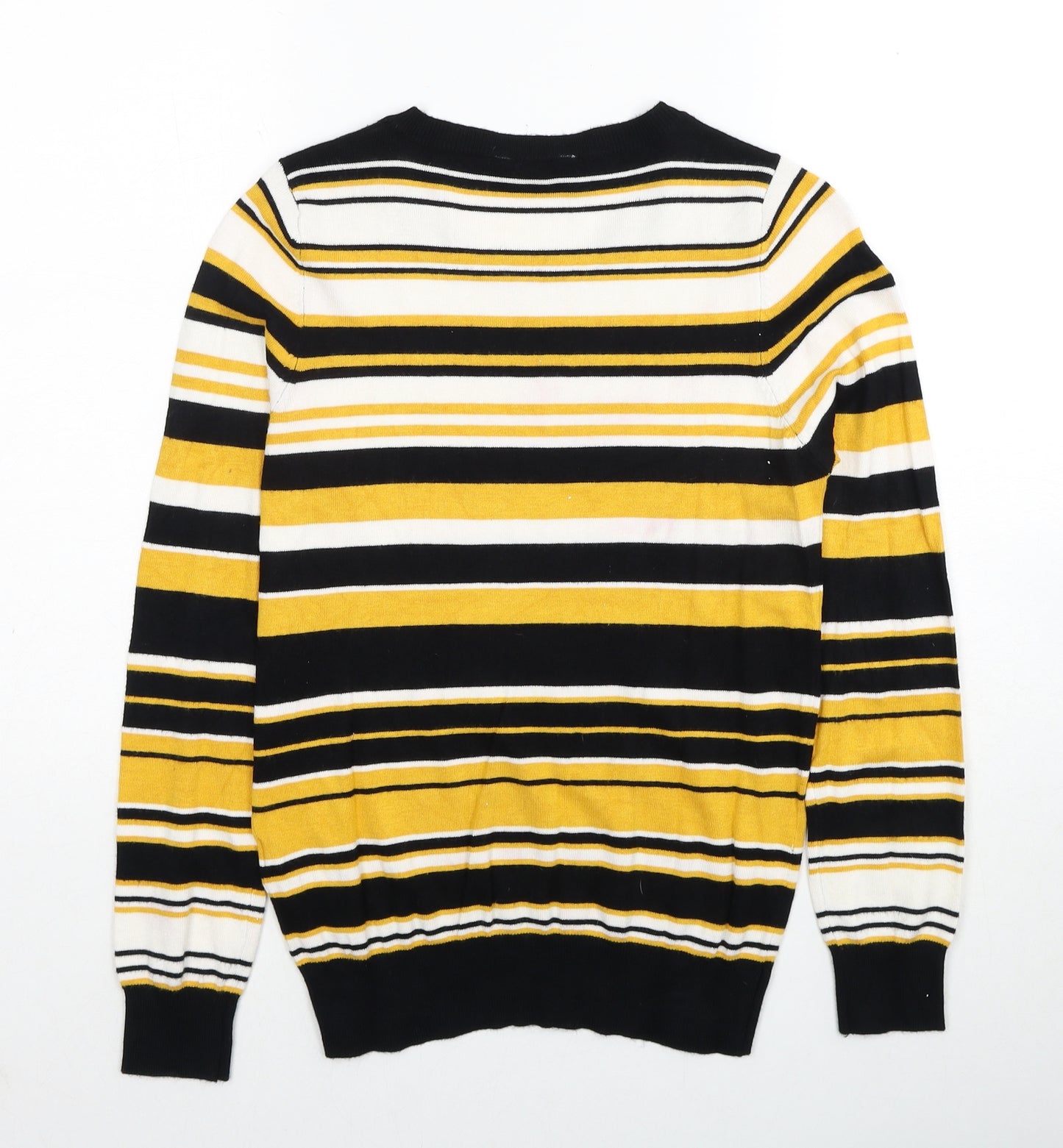 PEP&CO Womens Multicoloured Round Neck Polka Dot Viscose Pullover Jumper Size 14