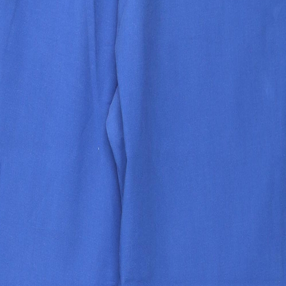 Preworn Womens Blue Cotton Trousers Size 18 Regular