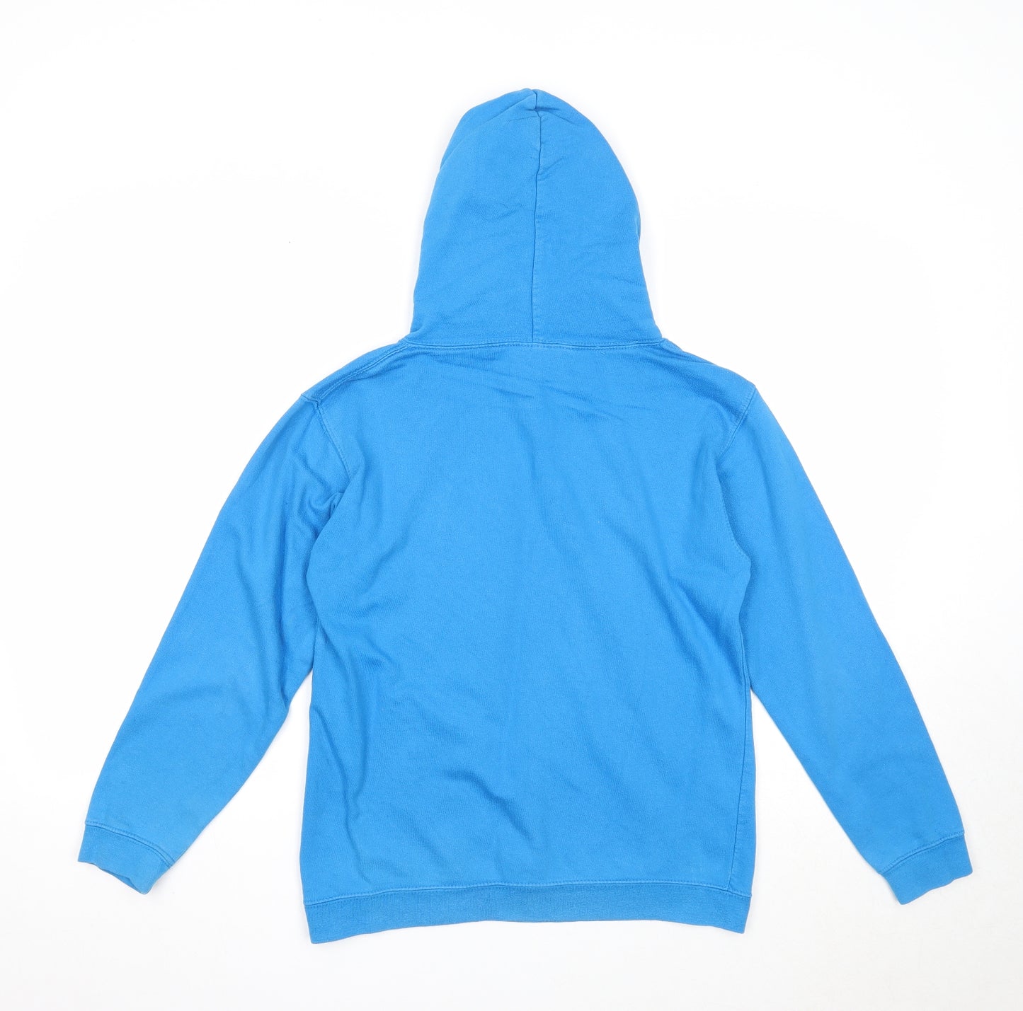 Awdis Boys Blue Cotton Pullover Hoodie Size 12-13 Years Pullover - Keep Calm And Walk The Westie