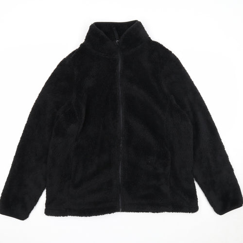 Dunnes Stores Womens Black Jacket Size L Zip