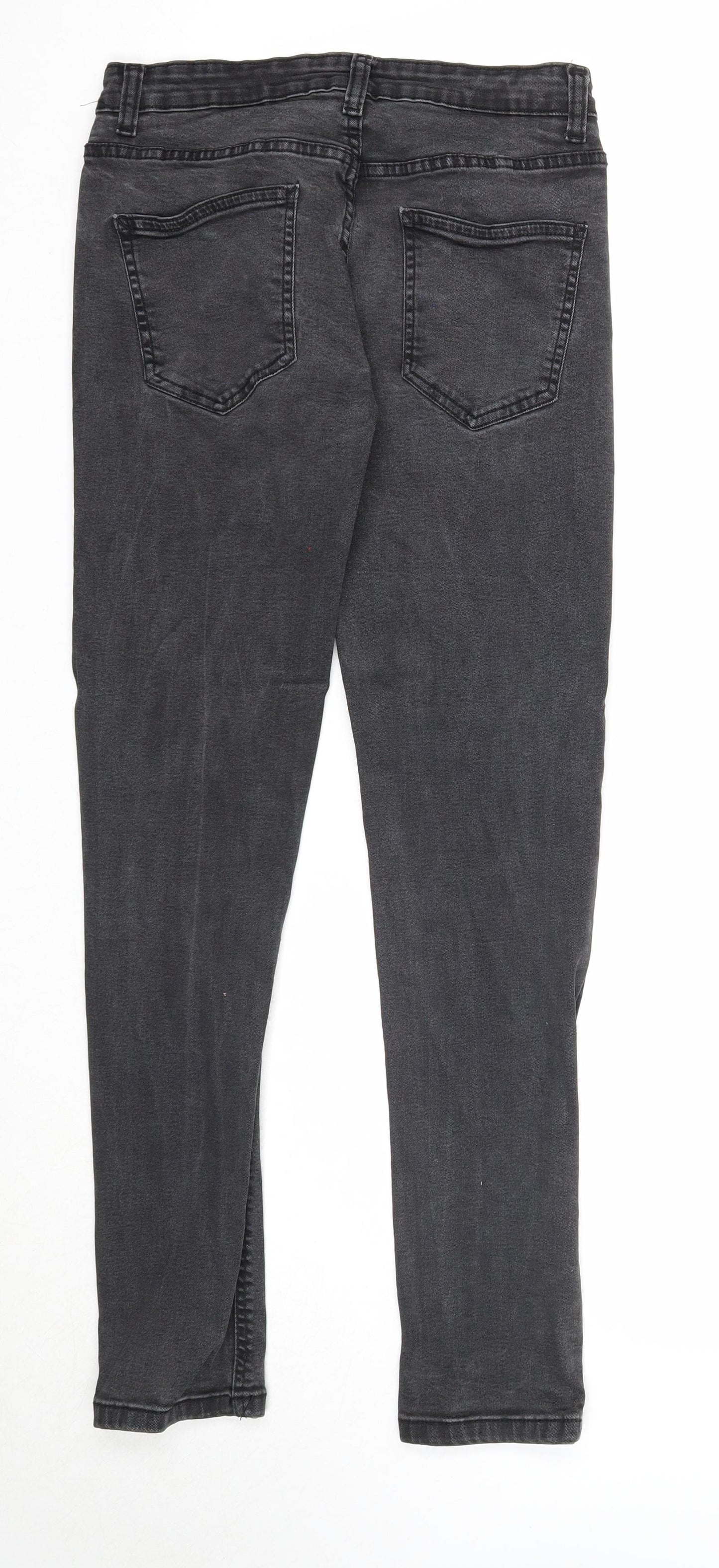 Denim & Co. Mens Black Cotton Skinny Jeans Size 28 in L30 in Regular Zip