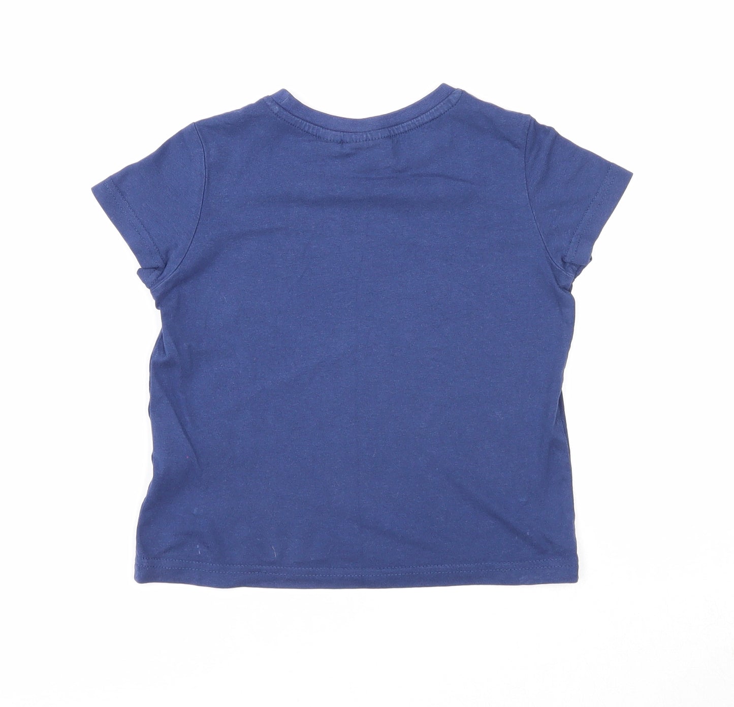 Harry Potter Boys Blue Cotton Basic T-Shirt Size 3-4 Years Round Neck Pullover - Ravenclaw Harry Potter
