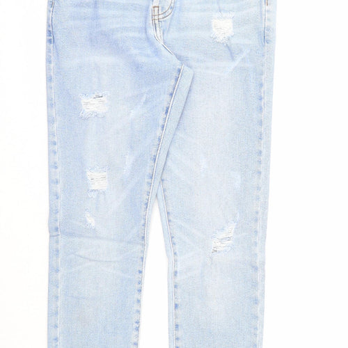FOREVER 21 Womens Blue Cotton Skinny Jeans Size 26 in Regular Zip