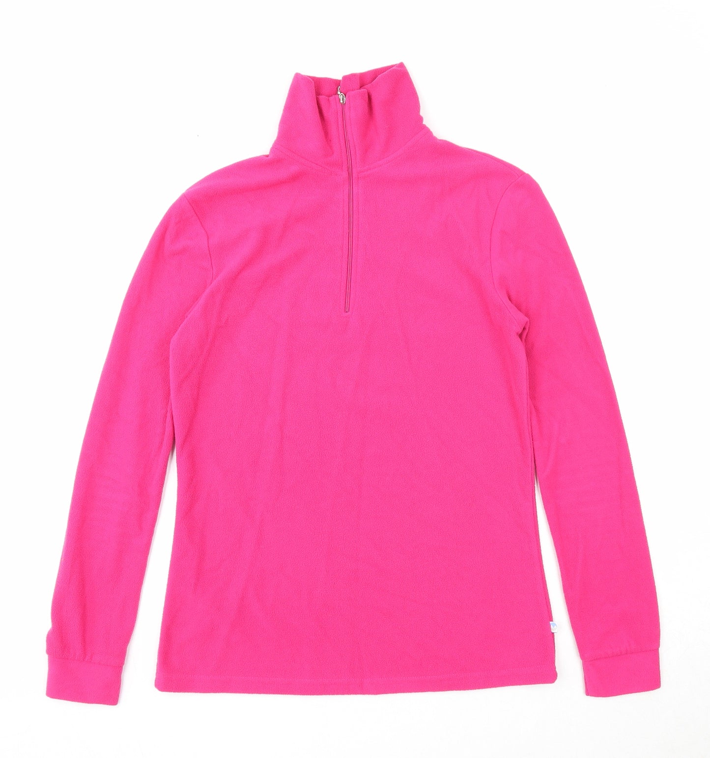 Manbi Womens Pink Polyester Pullover Sweatshirt Size 8 Zip