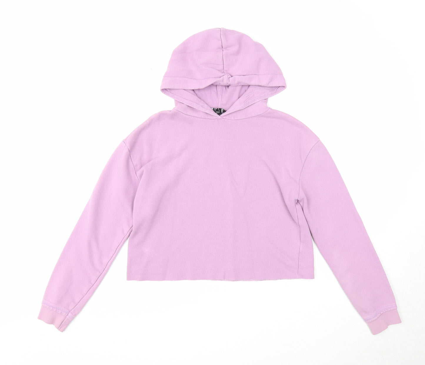 Atmosphere Womens Purple Cotton Pullover Hoodie Size 8 Pullover