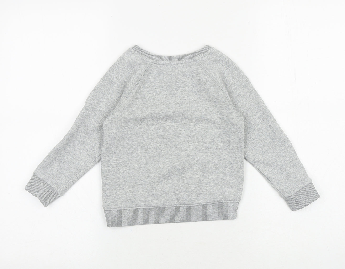 Gap Girls Grey Cotton Pullover Sweatshirt Size 4 Years Pullover - Heart