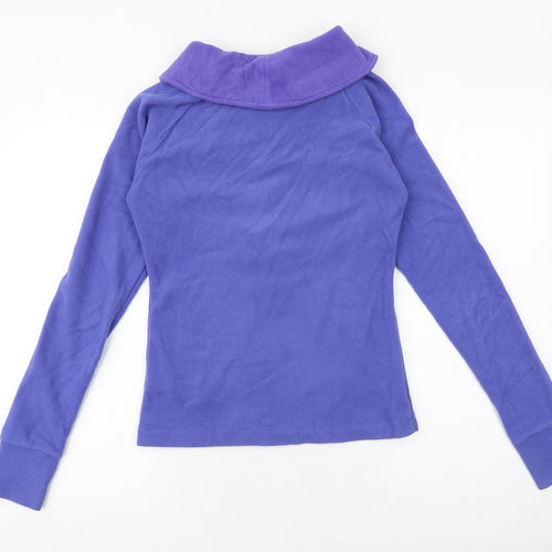 Fresh Made Womens Purple Jacket Size S Zip