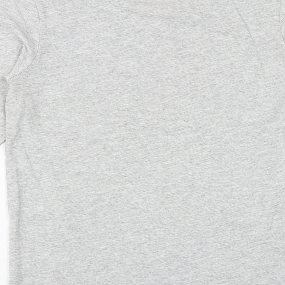 Matalan Boys Grey Cotton Basic T-Shirt Size 11 Years Round Neck Pullover - T-Rex