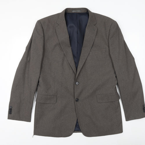 Taylor & Wright Mens Brown Polyester Jacket Suit Jacket Size 42 Regular