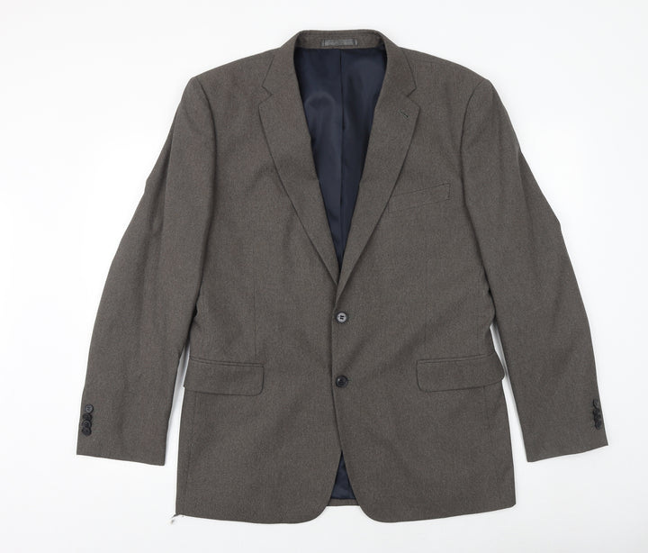 Taylor & Wright Mens Brown Polyester Jacket Suit Jacket Size 42 Regular