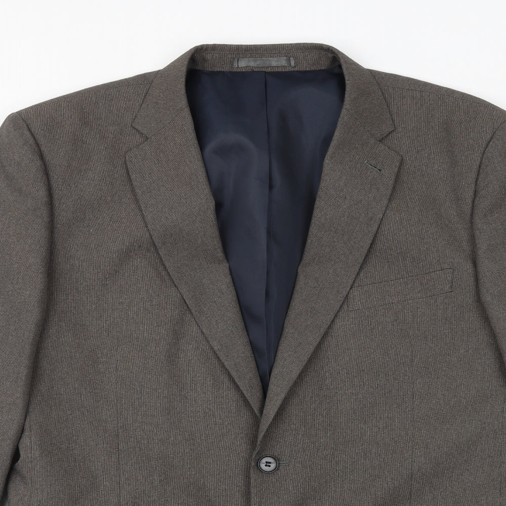 Taylor & Wright Mens Brown Polyester Jacket Suit Jacket Size 42 Regular