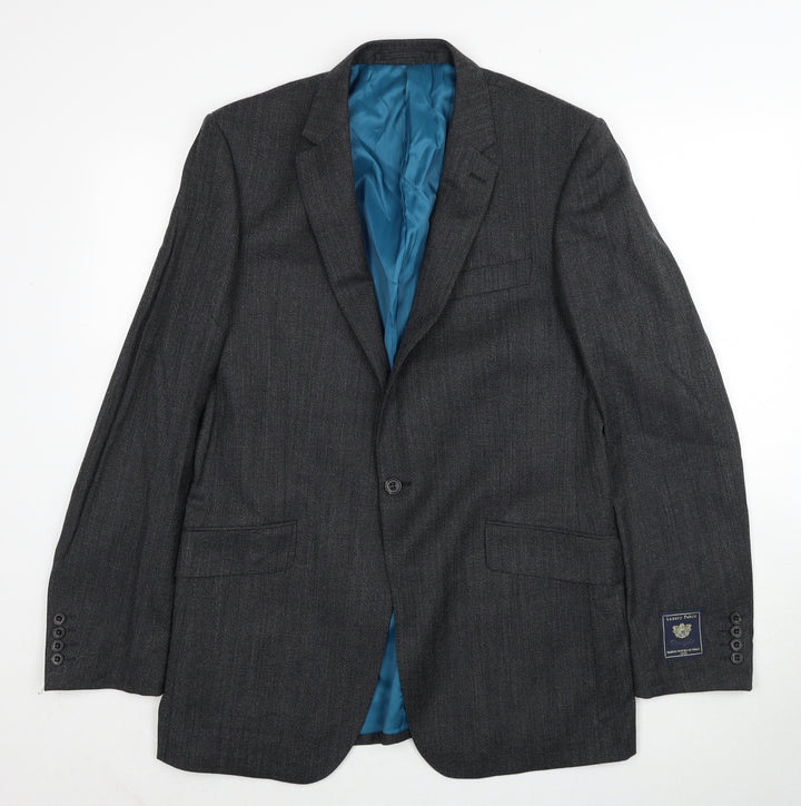 Marks and Spencer Mens Grey Wool Jacket Suit Jacket Size 40 Regular