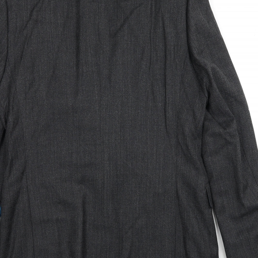 Marks and Spencer Mens Grey Wool Jacket Suit Jacket Size 40 Regular
