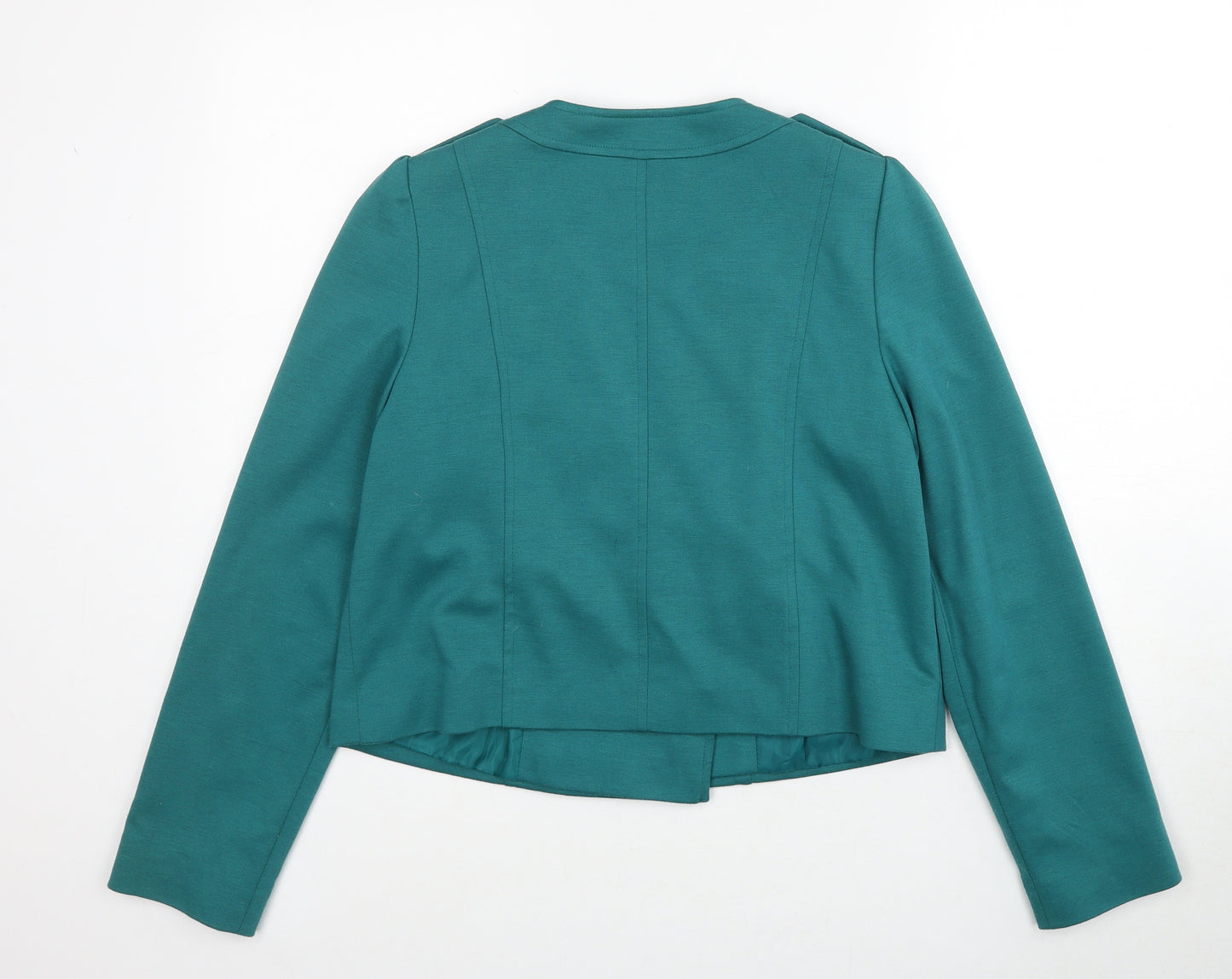 Atmosphere Womens Blue Jacket Size 12 Button