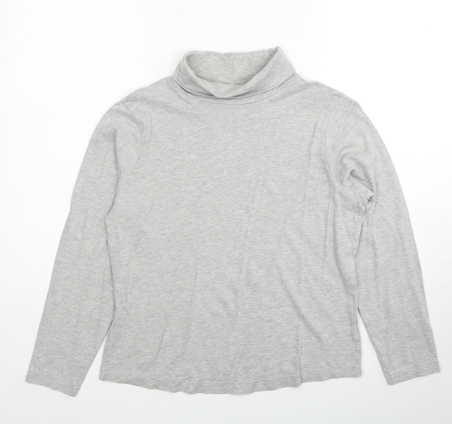 BHS Womens Grey Cotton Pullover Sweatshirt Size 14 Pullover