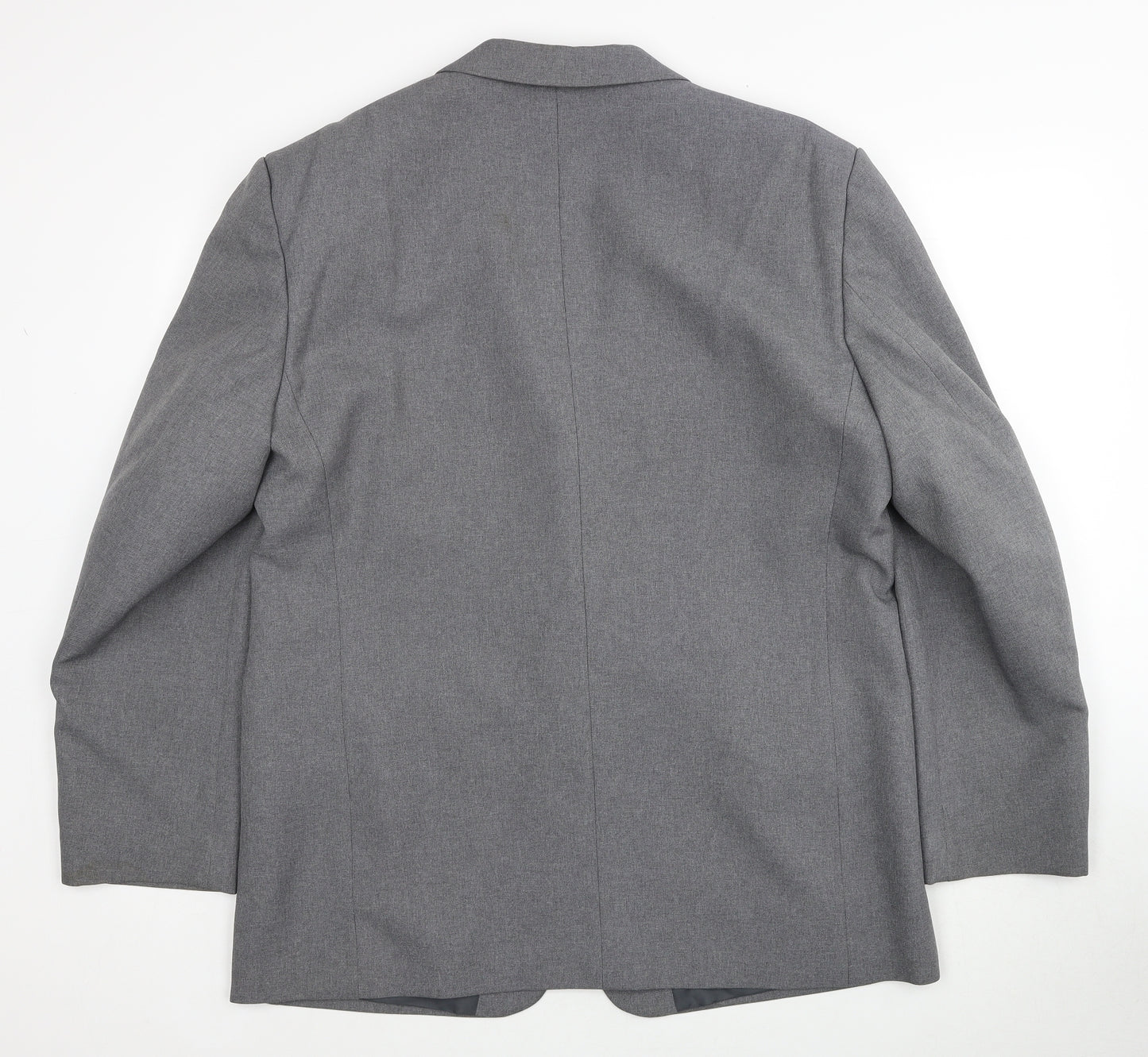 Canda Mens Grey Polyester Jacket Suit Jacket Size 42 Regular