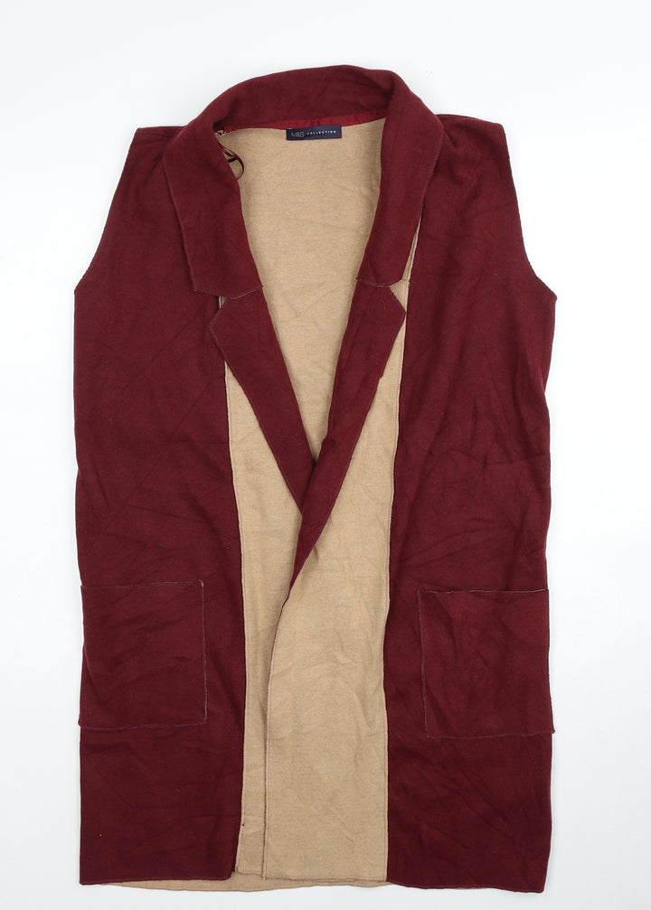 Marks and Spencer Womens Red Jacket Blazer Size M