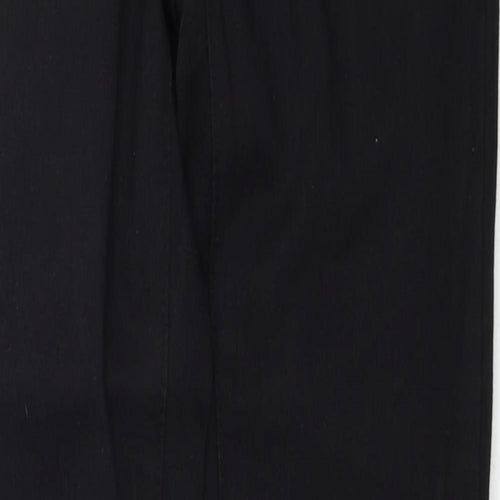 Denim & Co. Womens Black Cotton Skinny Jeans Size 8 Regular Zip