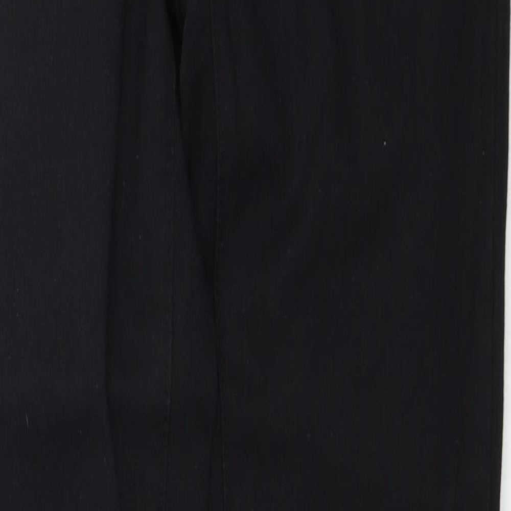 Denim & Co. Womens Black Cotton Skinny Jeans Size 8 Regular Zip