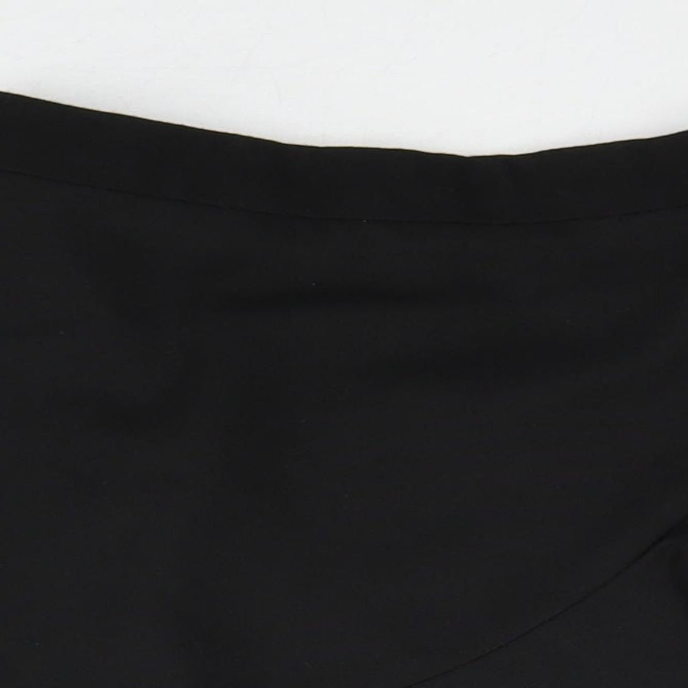 George Girls Black Polyester A-Line Skirt Size 5-6 Years Regular Pull On