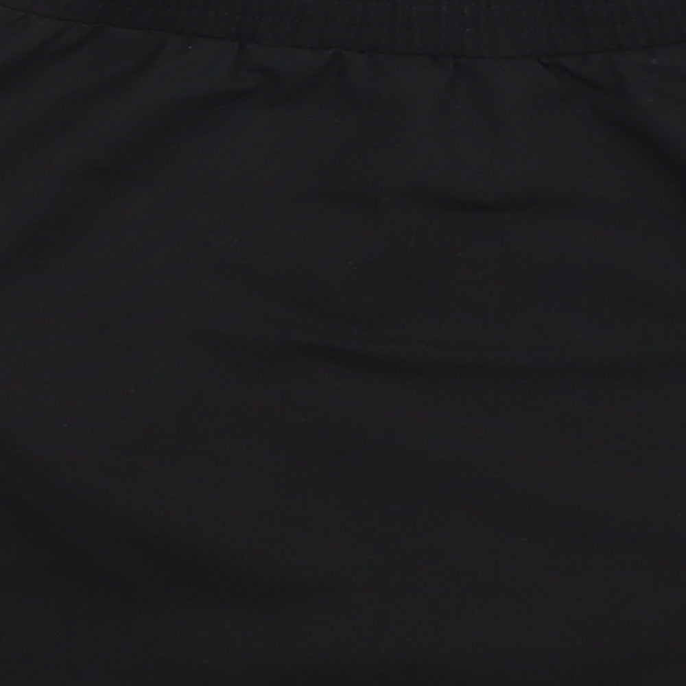 George Girls Black Polyester A-Line Skirt Size 5-6 Years Regular Pull On