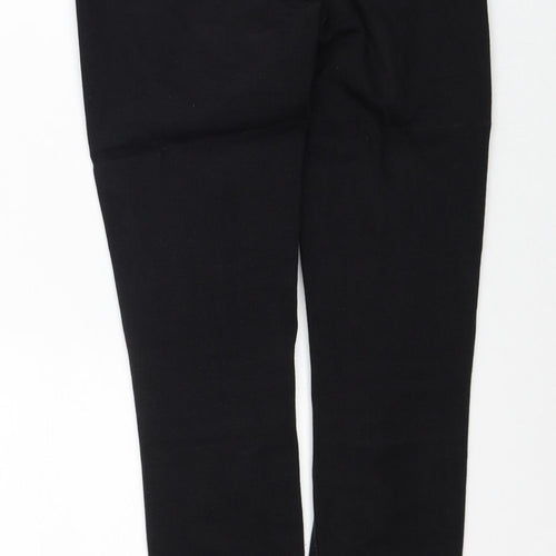 Denim & Co. Womens Black Cotton Skinny Jeans Size 12 Regular Zip