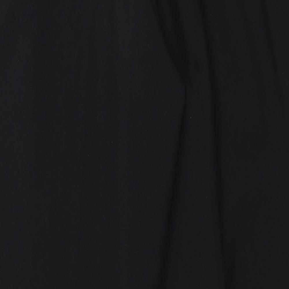 Classics Womens Black Polyester Chino Trousers Size 16 Regular