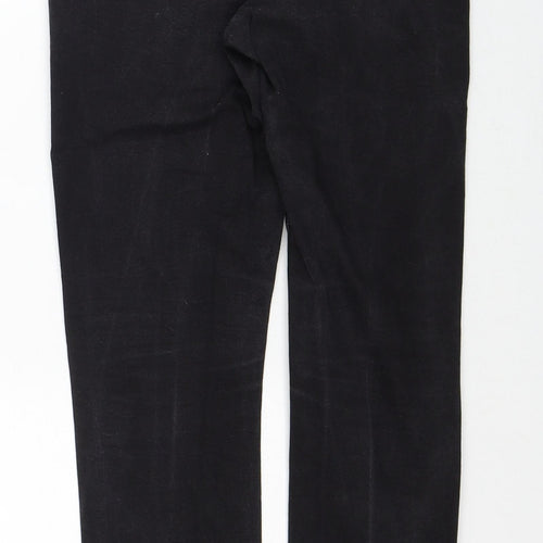 Denim & Co. Womens Black Cotton Skinny Jeans Size 10 Regular Zip
