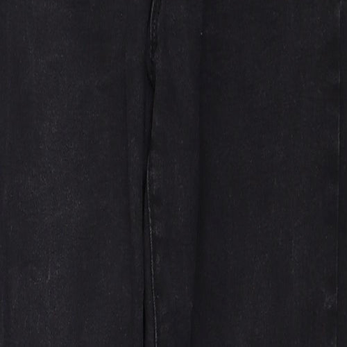Denim & Co. Womens Black Cotton Skinny Jeans Size 10 Regular Zip
