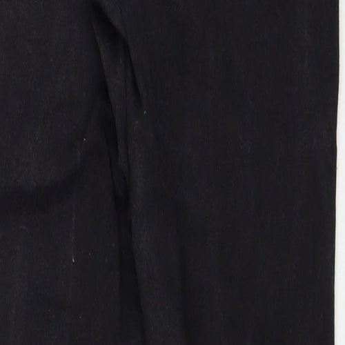 Denim & Co. Womens Black Cotton Skinny Jeans Size 10 Regular Zip