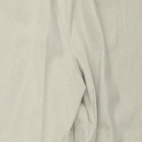 Bonmarché Womens Beige Polyester Trousers Size 16 Regular