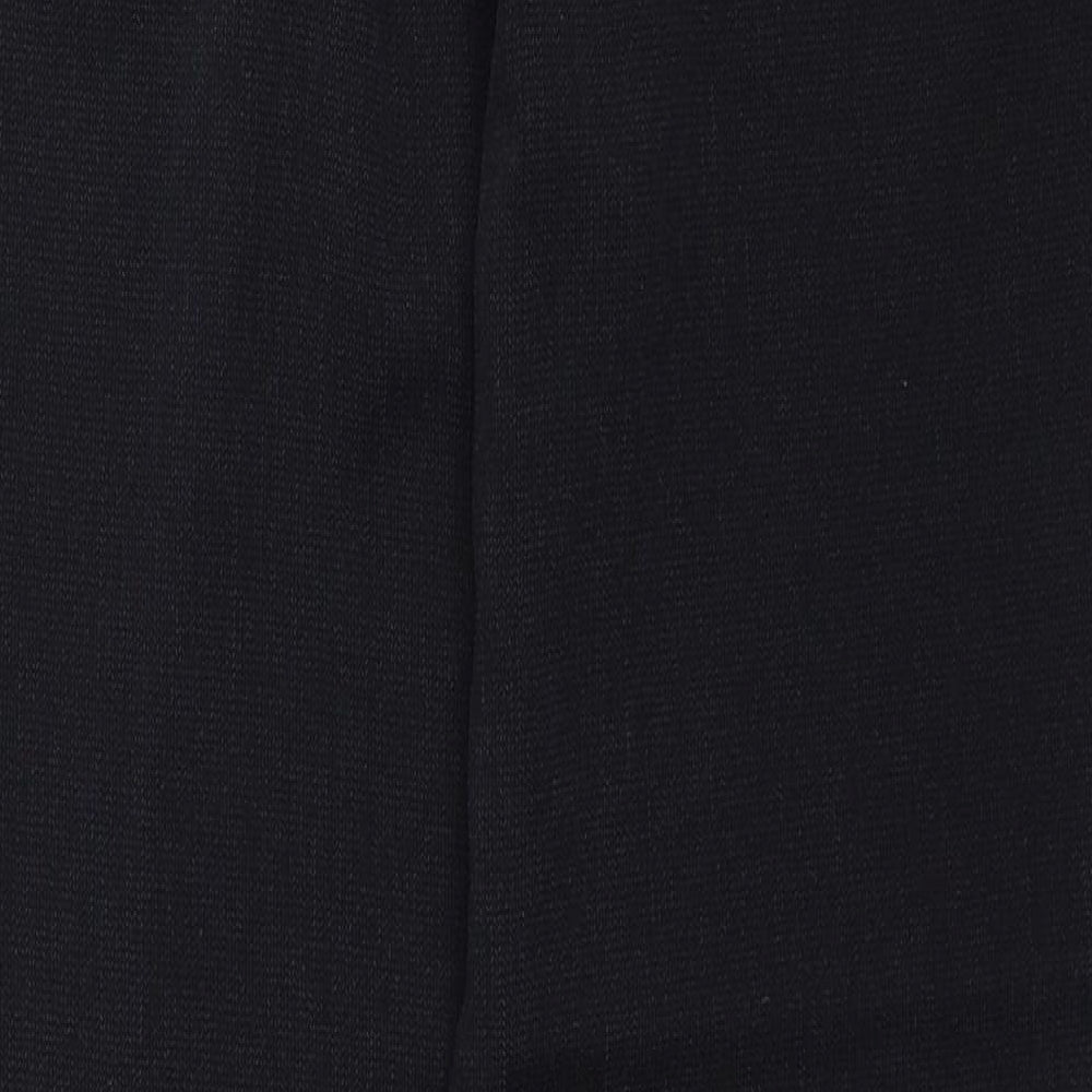 Papaya Womens Blue Polyester Trousers Size 14 Regular Zip