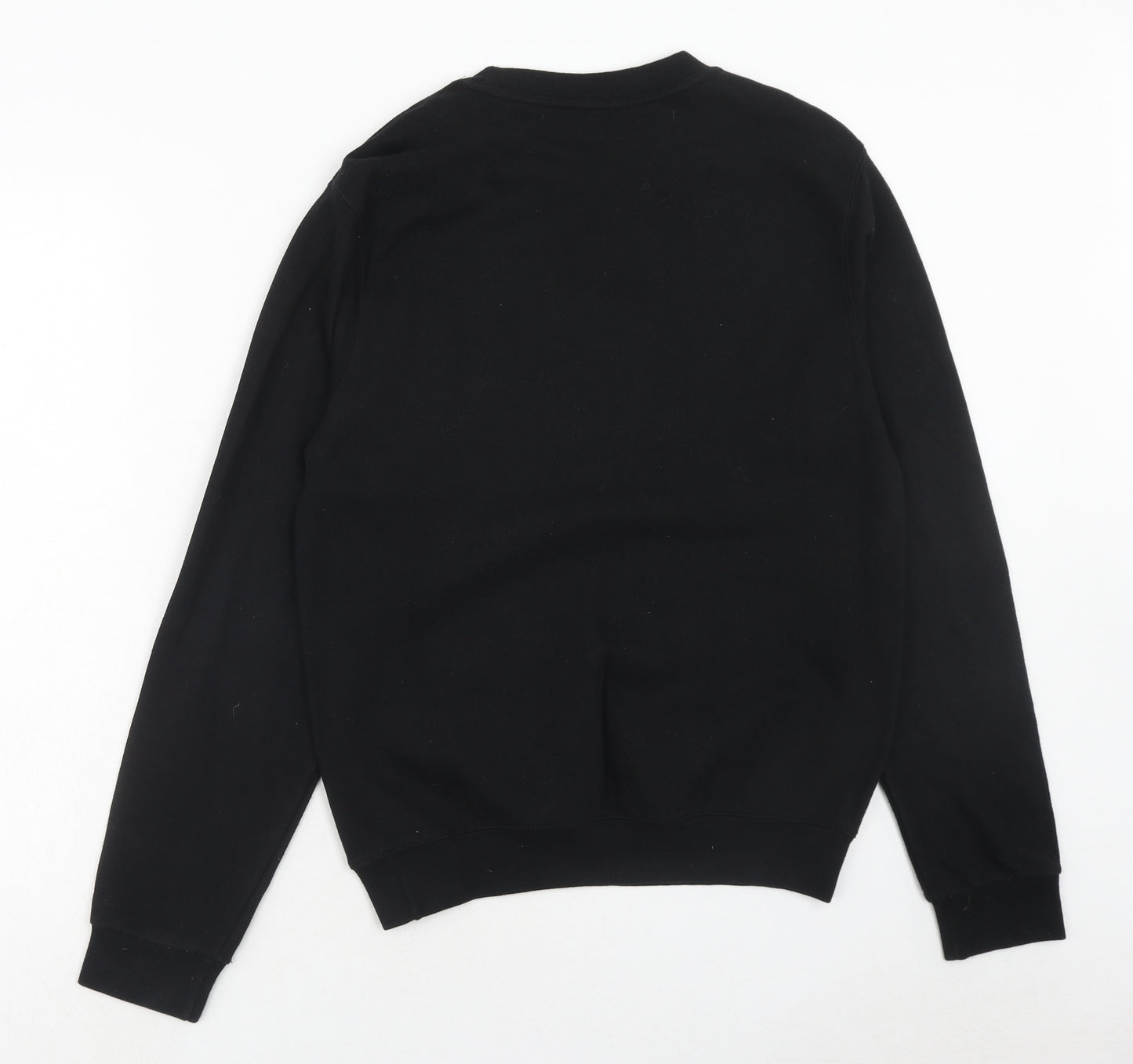BC collection Mens Black Cotton Pullover Sweatshirt Size S - Dinosaur
