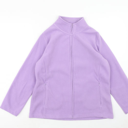 EWM Womens Purple Jacket Size M Zip
