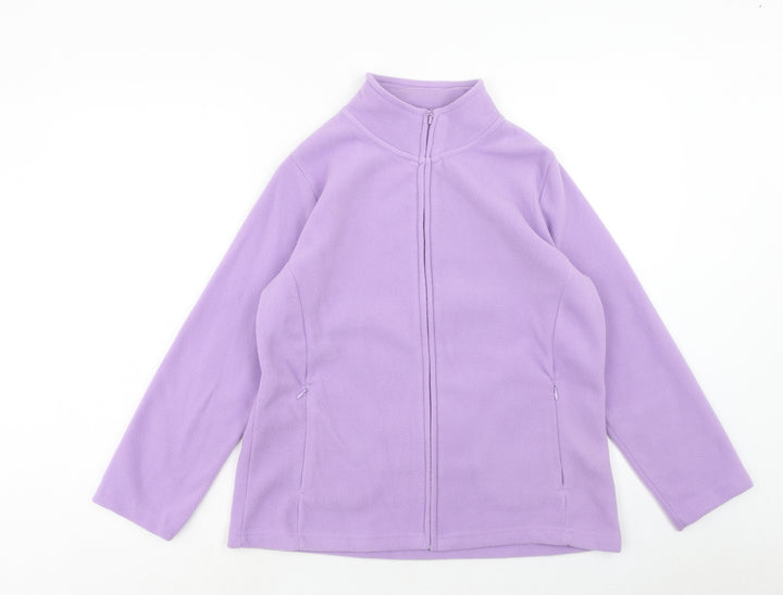 EWM Womens Purple Jacket Size M Zip