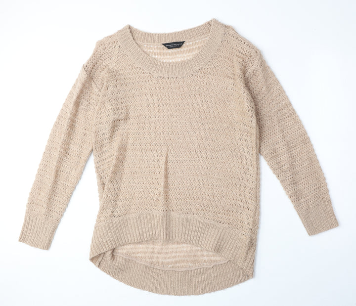 Dorothy Perkins Womens Pink Round Neck Acrylic Pullover Jumper Size M