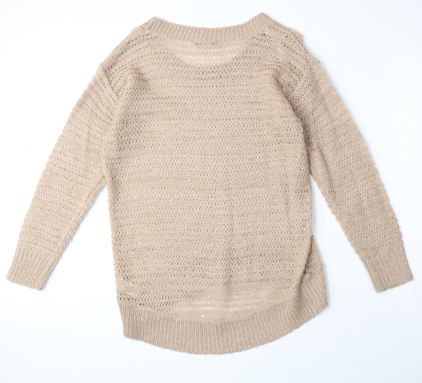 Dorothy Perkins Womens Pink Round Neck Acrylic Pullover Jumper Size M