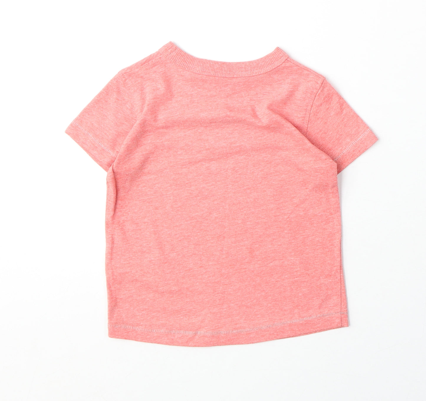 NEXT Boys Red Cotton Basic T-Shirt Size 9-12 Months Round Neck Pullover - Pirates