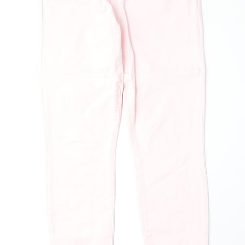 Gap Womens Pink Cotton Straight Jeans Size 27 in Regular Zip