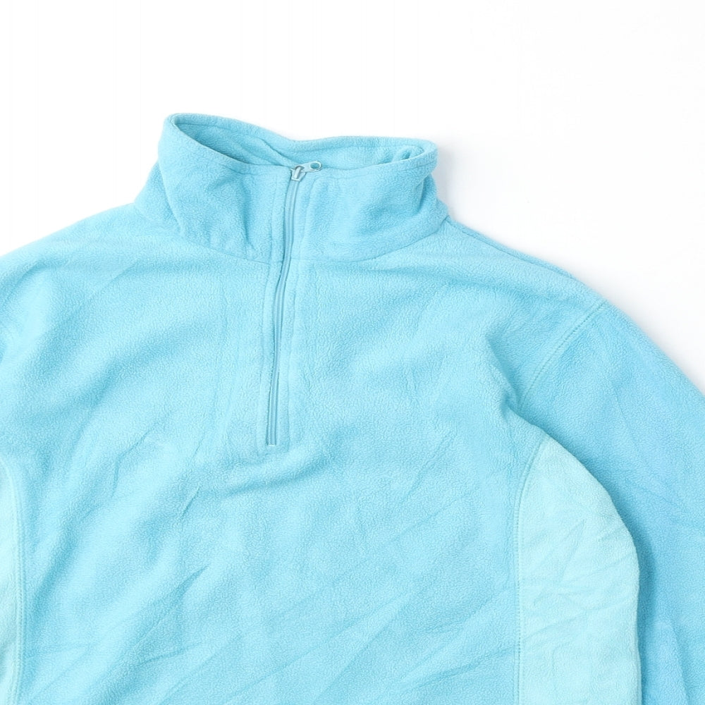 Mountain Life Boys Blue Polyester Pullover Sweatshirt Size 11-12 Years Zip