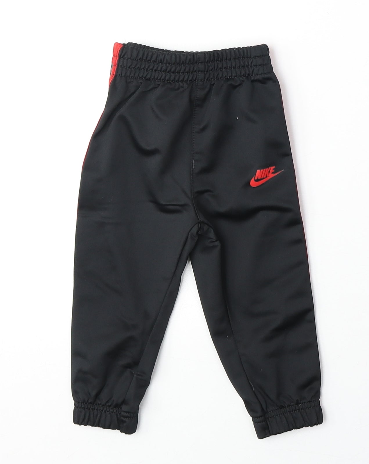 Nike Boys Black Polyester Jogger Trousers Size 12 Months Pullover