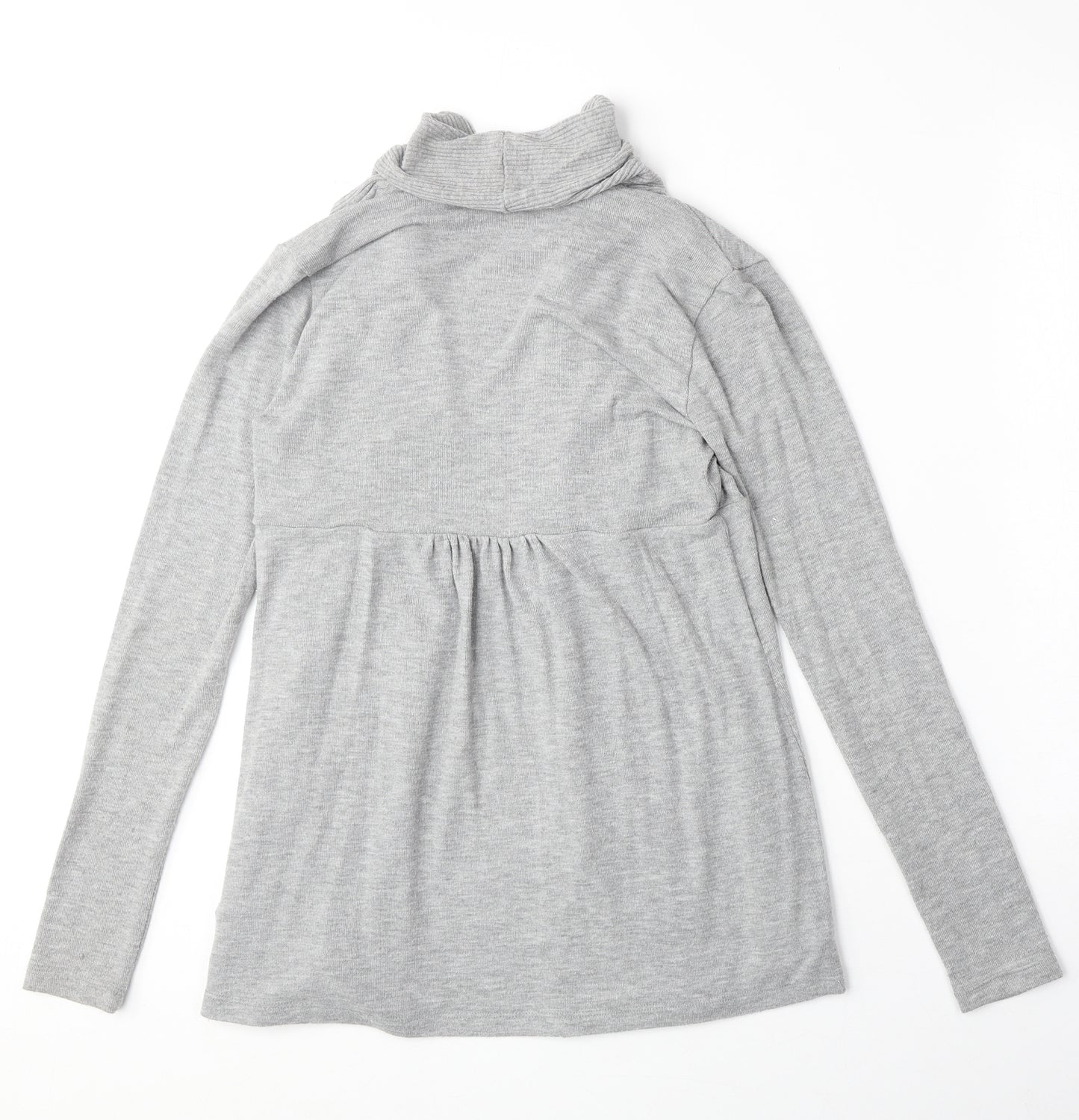 XXI Womens Grey V-Neck Polyester Cardigan Jumper Size S