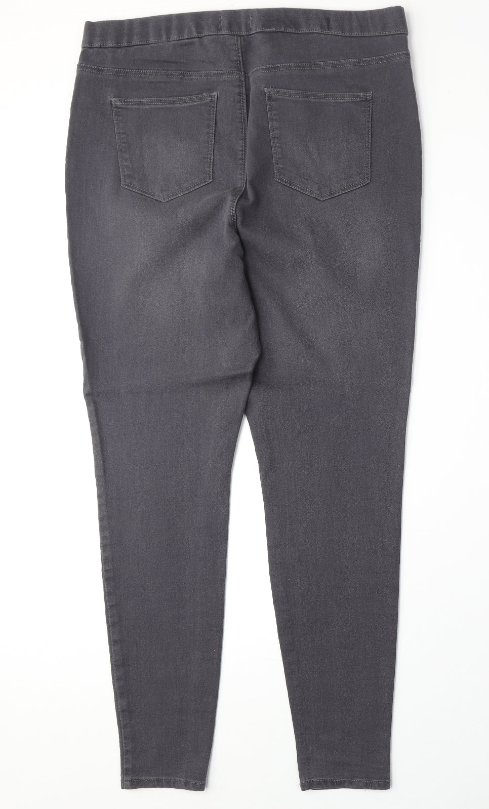Matalan Womens Grey Cotton Jegging Trousers Size 16 Regular