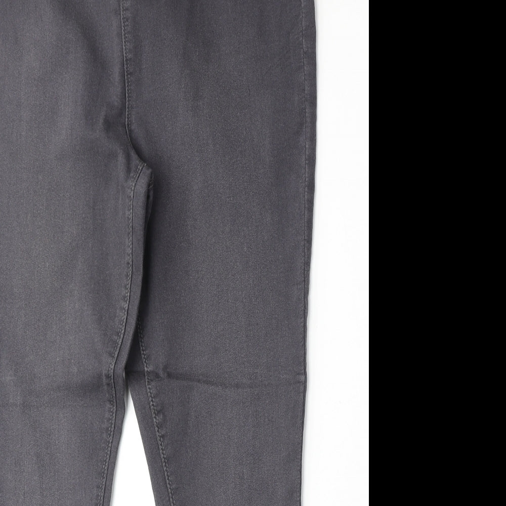 Matalan Womens Grey Cotton Jegging Trousers Size 16 Regular