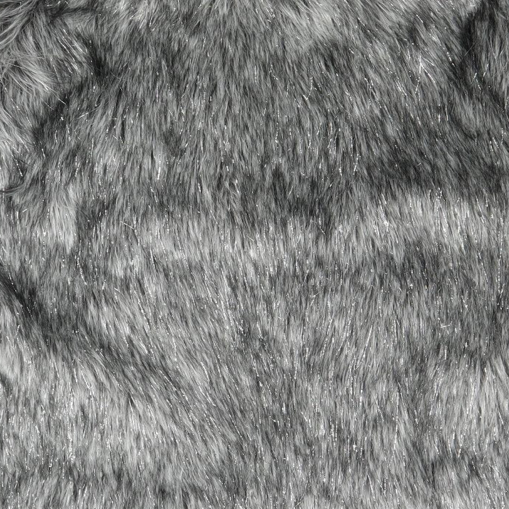 QED London Womens Silver Jacket Size 10 - Faux Fur