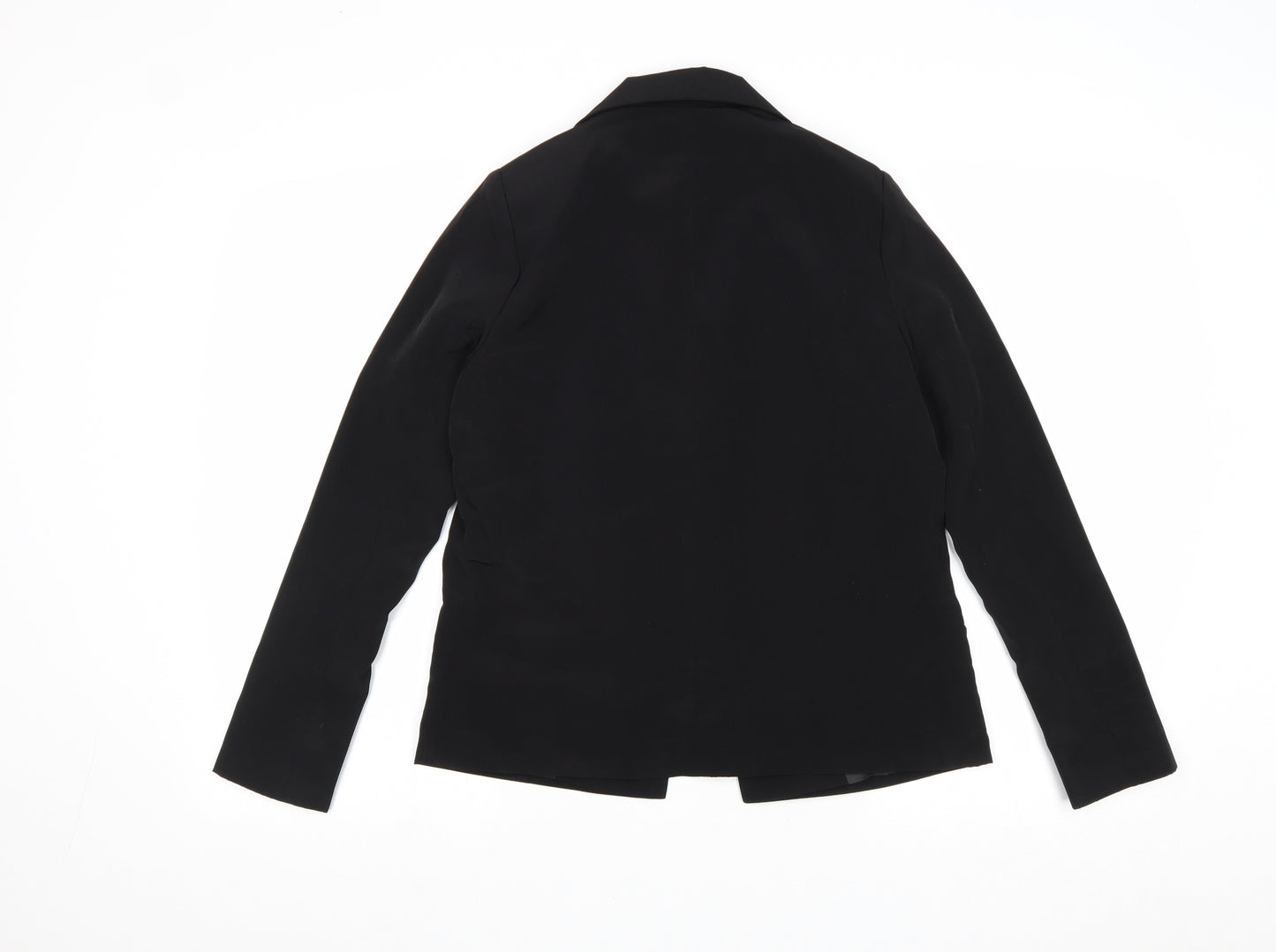 Love Label Womens Black Polyester Jacket Blazer Size 8