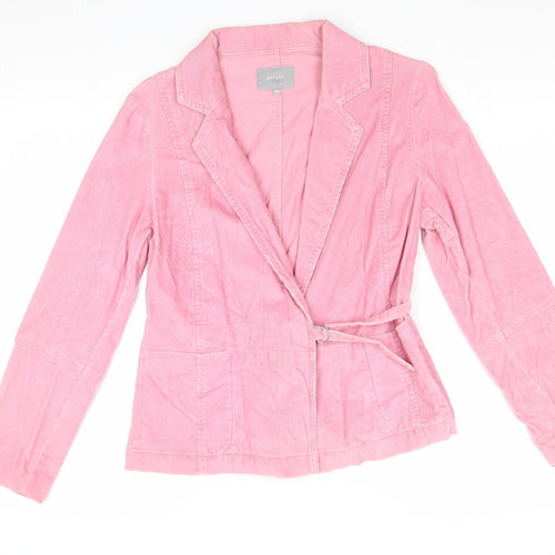 Per Una Womens Pink Jacket Blazer Size 10 Buckle