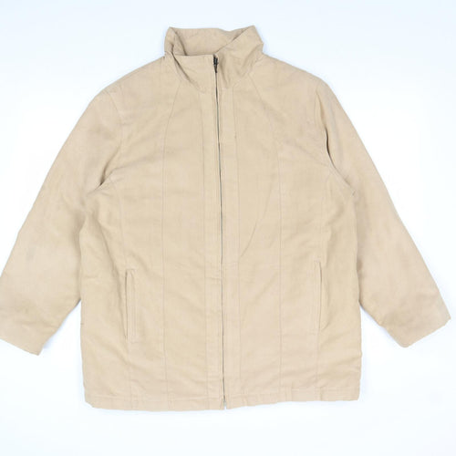 Berkertex Womens Brown Jacket Size 16 Zip