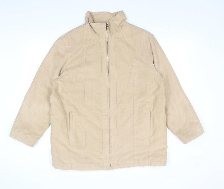 Berkertex Womens Brown Jacket Size 16 Zip